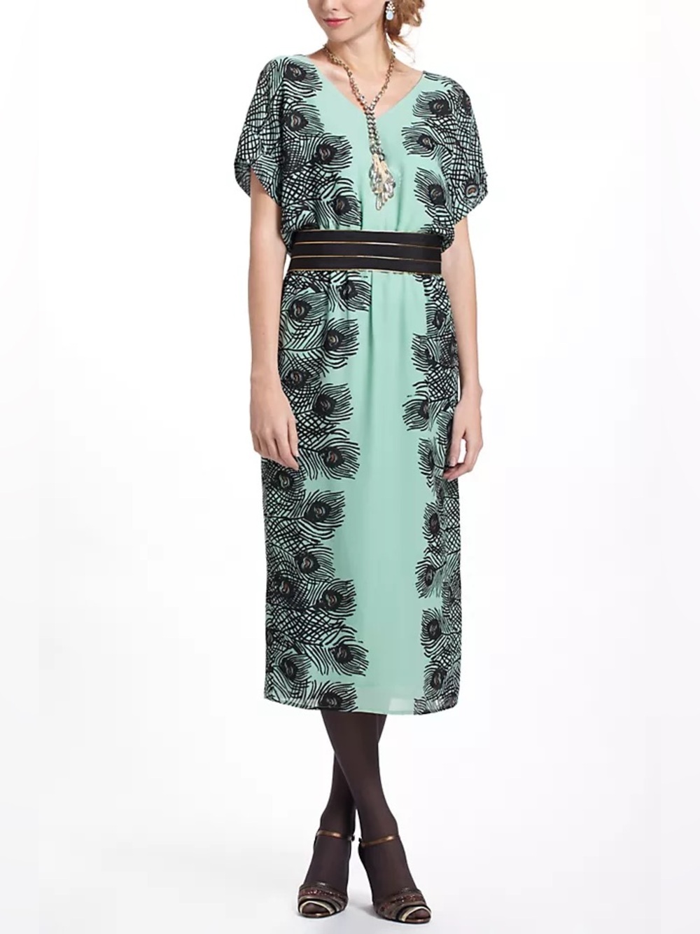 Anthropologie Mint Dress Size L